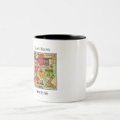 Die Mütterstraßenmarkierungen Zweifarbige Tasse (VorderseiteRechts)