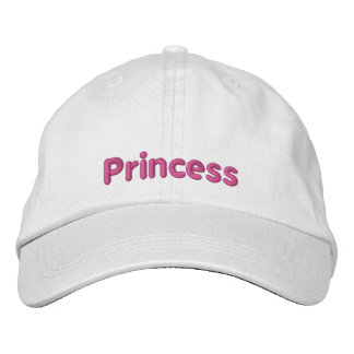 Die Mütze des Mädchens "Princess hat" Bestickte Kappe