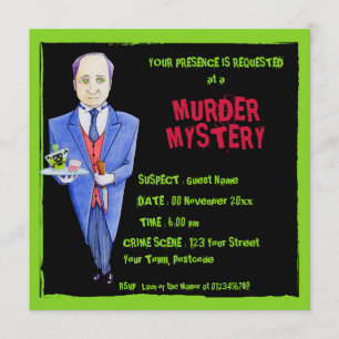 Die Mysterieinladung des Butlers Einladung