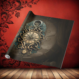 Die mysteriöse Steampunkbewegung. Geschenkpapier