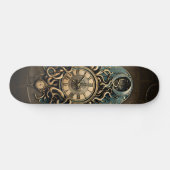 Die mysteriöse Steampunkbewegung. Skateboard (Horizontal)