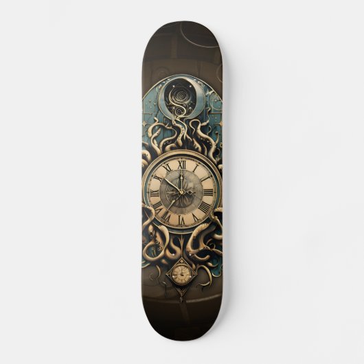 Die mysteriöse Steampunkbewegung. Skateboard (Vorderseite)