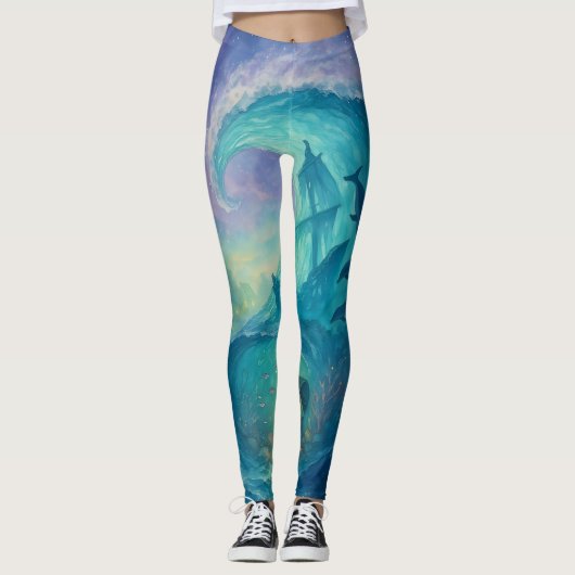 Die mysteriösen Leggings des Ozeans kämpfen (Vorderseite)