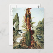 Die Mystic-Blume von Gustave Moreau Postkarte (Vorne/Hinten)