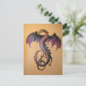 Die mystische Bestie der Nachtpostkarte Postkarte (Stehend Vorderseite)