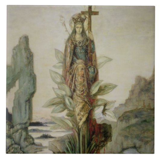 Die mystische Blume Fliese (Vorderseite)