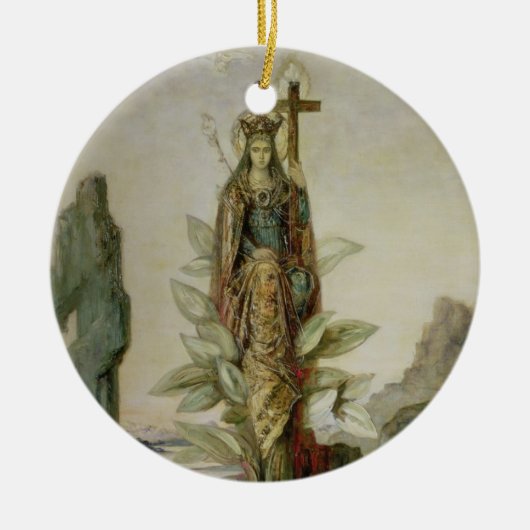 Die mystische Blume Keramikornament (Vorne)