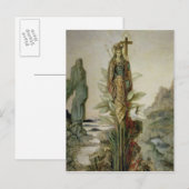 Die mystische Blume Postkarte (Vorne/Hinten)