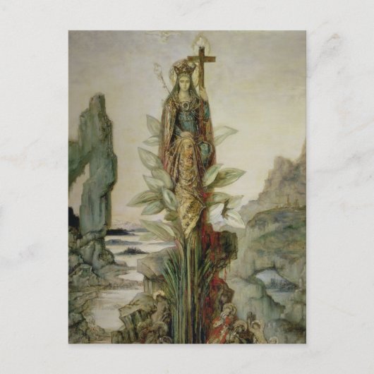 Die mystische Blume Postkarte (Vorderseite)