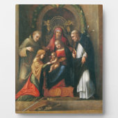 Die mystische Ehe der Heiligen Catherine Fotoplatte (Vorderseite)
