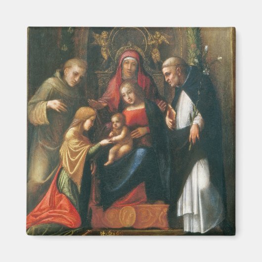Die mystische Ehe der Heiligen Catherine Magnet (Vorne)