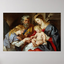 Die mystische Ehe der Heiligen Catherine Poster