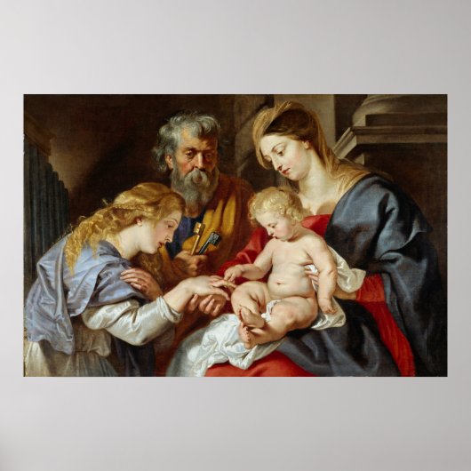 Die mystische Ehe der Heiligen Catherine Poster (Vorne)