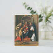 Die mystische Ehe der Heiligen Catherine Postkarte (Stehend Vorderseite)