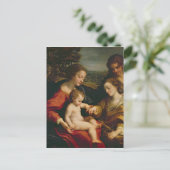 Die mystische Ehe der heiligen Katharina Postkarte (Stehend Vorderseite)