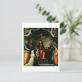 Die mystische Ehe der St. Catherine von Siena mit Postkarte (Stehend Vorderseite)