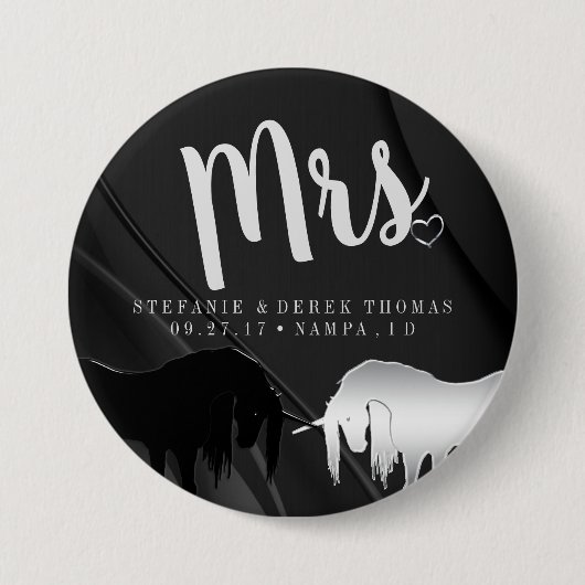 Die mystische Einhornhochzeit (Mrs.) Button (Vorderseite)