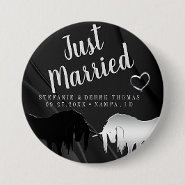 Die mystische Einhornhochzeit (nur verheiratet) Button