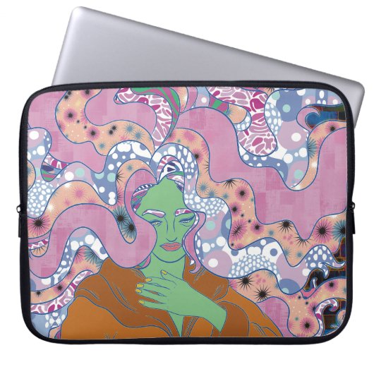 Die mystische Frau Laptopschutzhülle (Vorderseite)