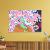 Die mystische Frau Leinwanddruck (Insitu (Wohnzimmer))