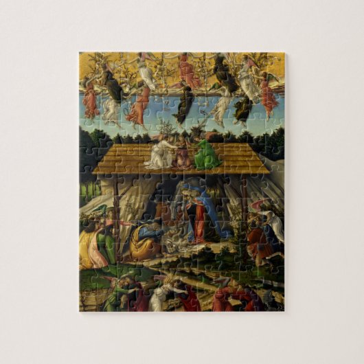 Die mystische Geburt - Botticelli Puzzle (Vertikal)