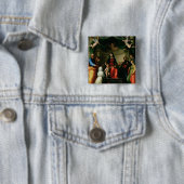 Die mystische Heirat von St. Catherine von Siena Button (Beispiel)