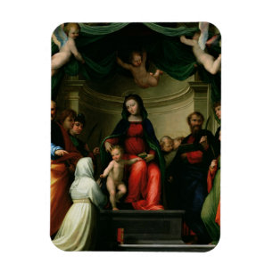 Die mystische Heirat von St. Catherine von Siena Magnet