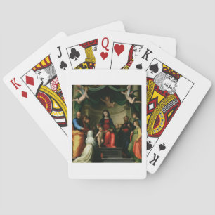 Die mystische Heirat von St. Catherine von Siena Spielkarten