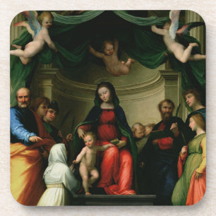 Die mystische Heirat von St. Catherine von Siena Untersetzer