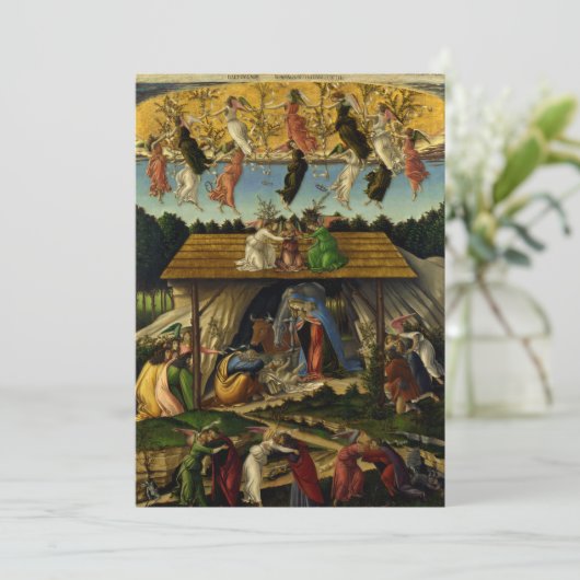 Die mystische Krippe - Botticelli (Stehend Vorderseite)