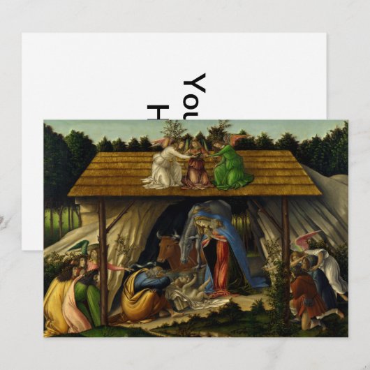 Die mystische Krippe - Botticelli (Vorne/Hinten)