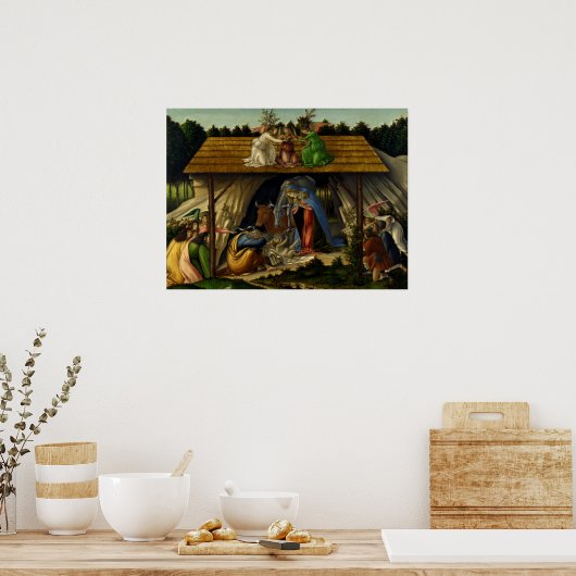 Die mystische Krippe - Botticelli Poster (Küche)