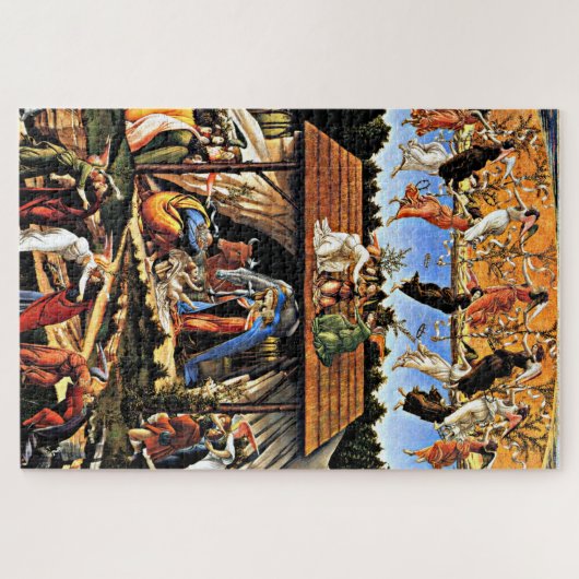 Die mystische Krippe, die schöne Kunst Puzzle (Horizontal)