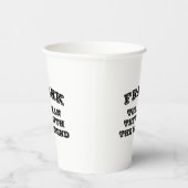 Die Myth Legend des Mannes ist eine lustige Geburt Pappbecher (Rechts)