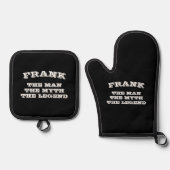 Die Myth Legend des Mannes Ofenhandschuh & Topflappen-Set (Vorderseite)