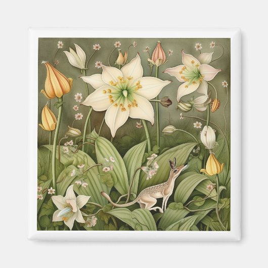 Die mythische Welt der Whiskered Deer Mouse Magnet (Vorne)