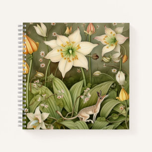 Die mythische Welt der Whiskered Deer Mouse Notizblock