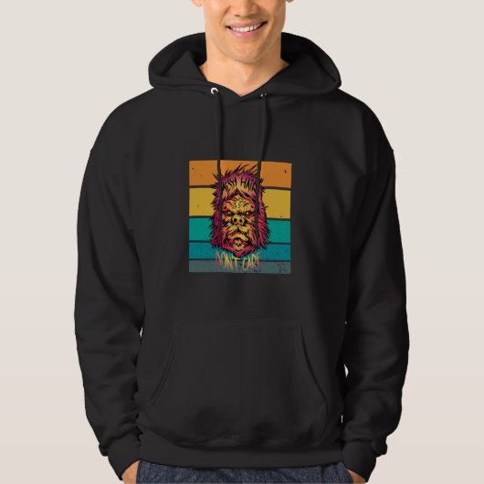Die mythischen Sasquatch-Haare sind unheimlich Hoodie (Vorderseite)