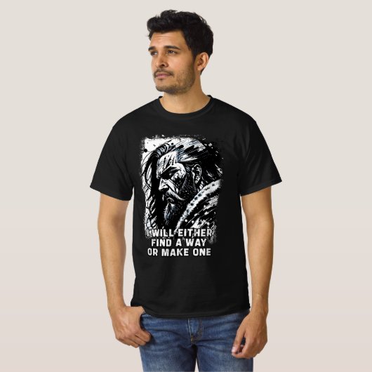 Die Mythologie des Kriegers und der Norse Mächtige T-Shirt (Vorne ganz)
