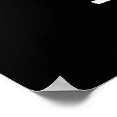 Die Mythos-Legende lustige Sprüche weiß Poster (Ecke)