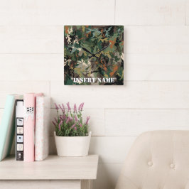 Die Nachahmung der Natur: Die Wissenschaft von Cam Quadratische Wanduhr