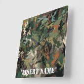 Die Nachahmung der Natur: Die Wissenschaft von Cam Quadratische Wanduhr (Winkel)