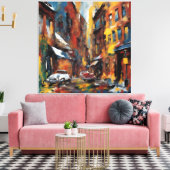 Die Nachbarschaft Leinwanddruck (Insitu (Wohnzimmer))