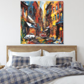 Die Nachbarschaft Leinwanddruck (Insitu (Schlafzimmer))