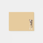 Die Nachricht: Walter the Great Dane Post-it Klebezettel (Vorderseite)