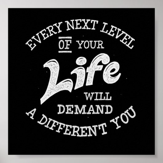 Die nächste Stufe Ihres Lebens wird einen anderen  Poster (Vorne)