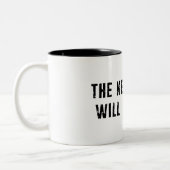 Die nächste Ultra wird sie lösen Zweifarbige Tasse (Links)