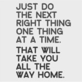 Die nächsten Vinyl-Aufkleber rechts Aufkleber (Vorderseite)