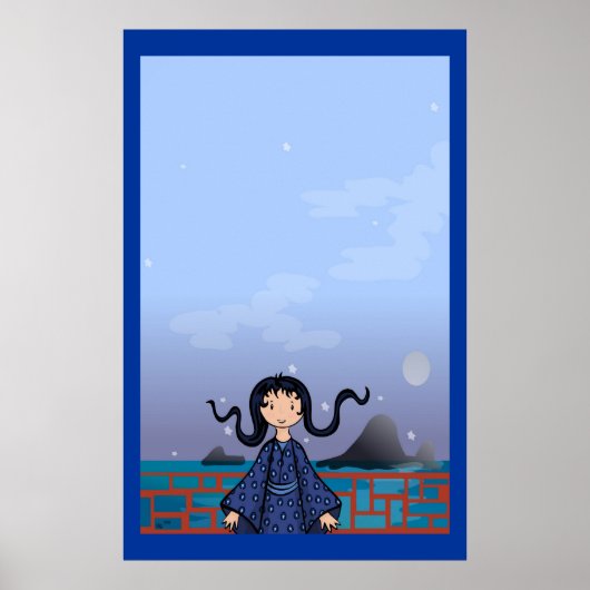 Die Nacht auf der Insel Poster (Vorne)