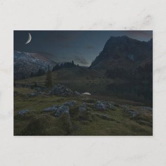 Die Nacht beginnt Postkarte